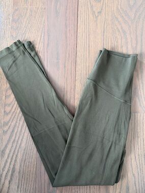 NEW WO TAG AERIE OFFLINE  High-Rise 7/8 Leggings Olive Green Size XS